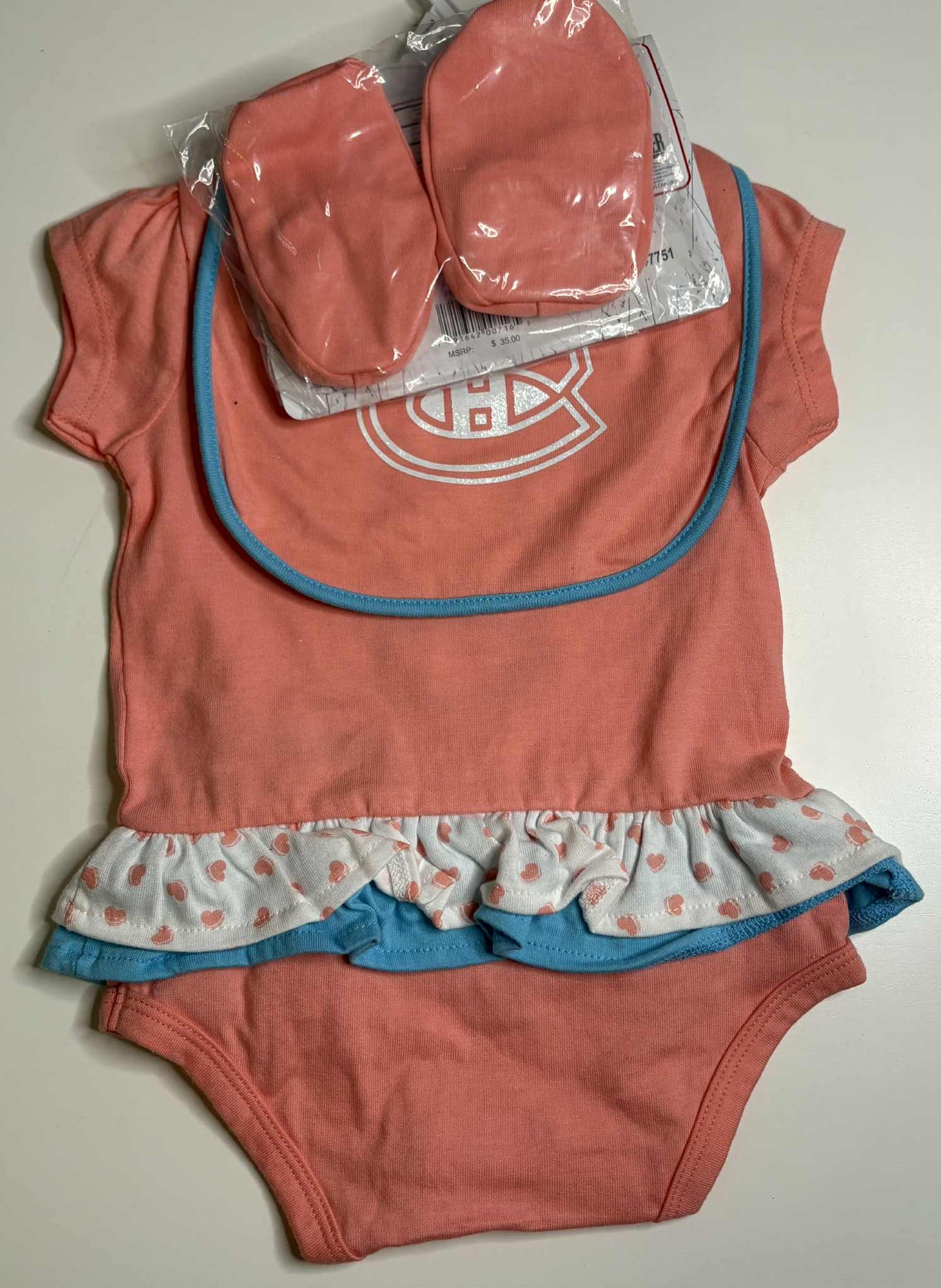 Montreal Canadian Onesie New Size 0-3