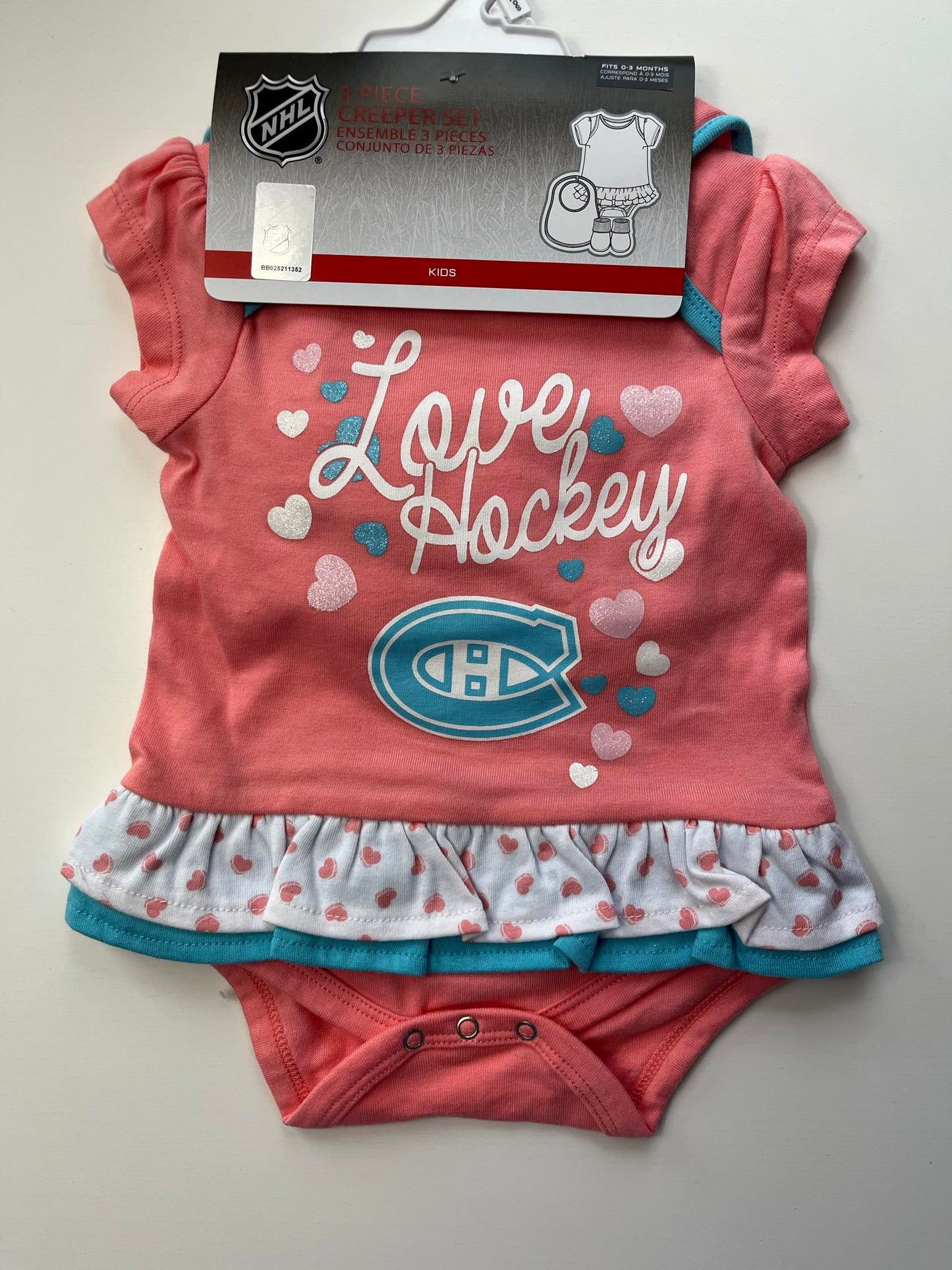 New Montreal Canadians 0-3 months