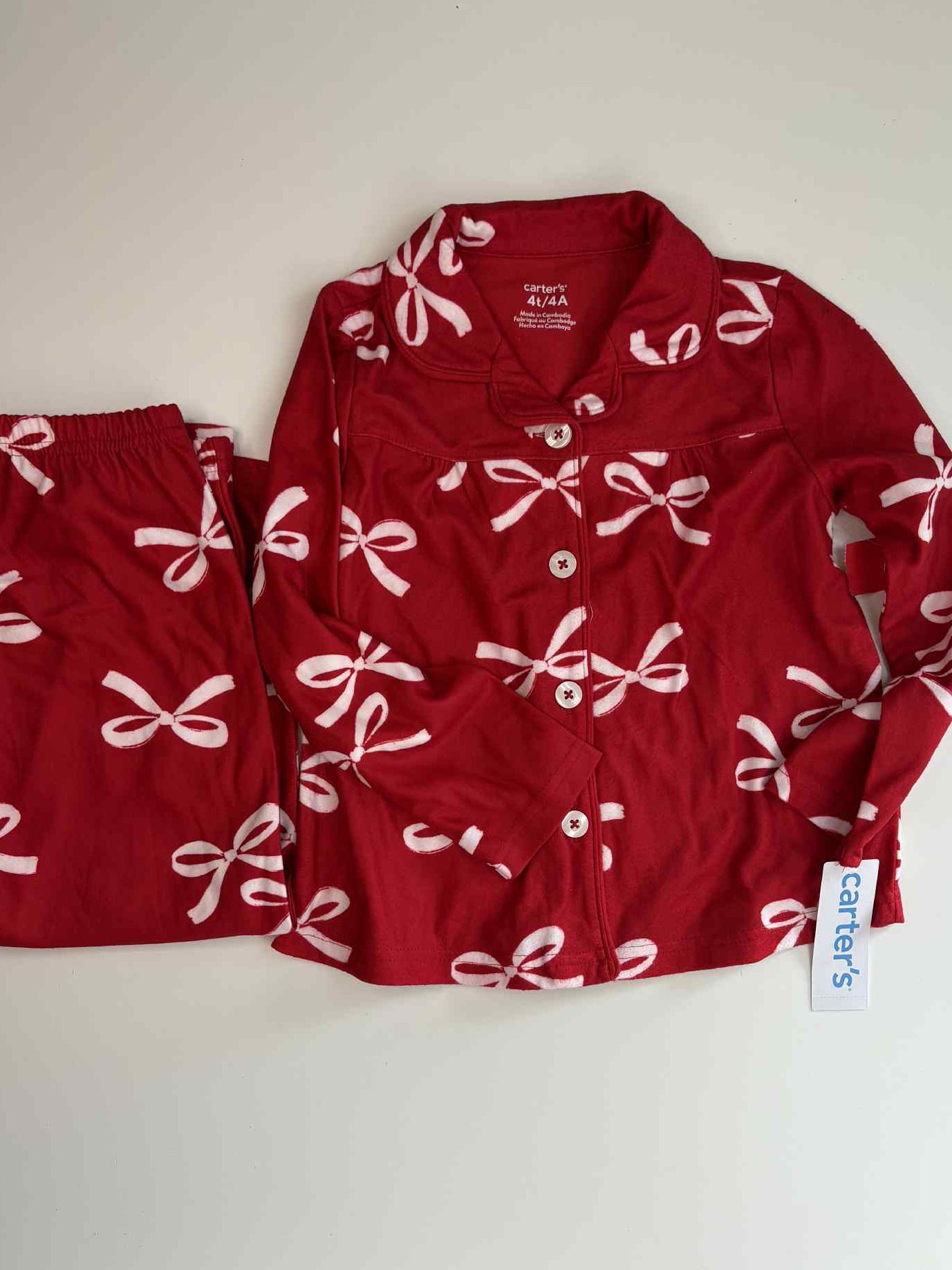 New Carters PJ set Size 4