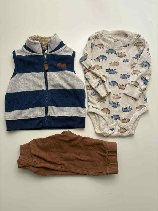 Carters 3 pc 6-12 months